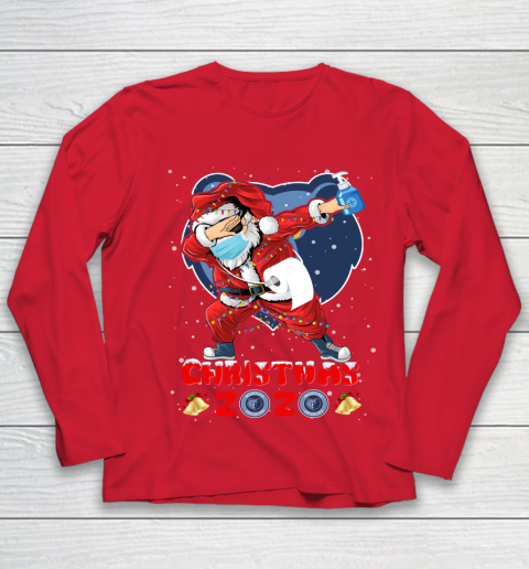 Memphis Grizzlies Funny Santa Claus Dabbing Christmas 2020 NBA Youth Long Sleeve 8