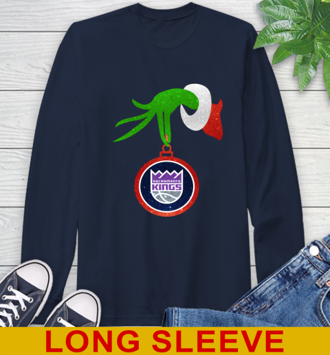 Sacramento Kings Grinch Merry Christmas NBA Basketball Long Sleeve T-Shirt 4
