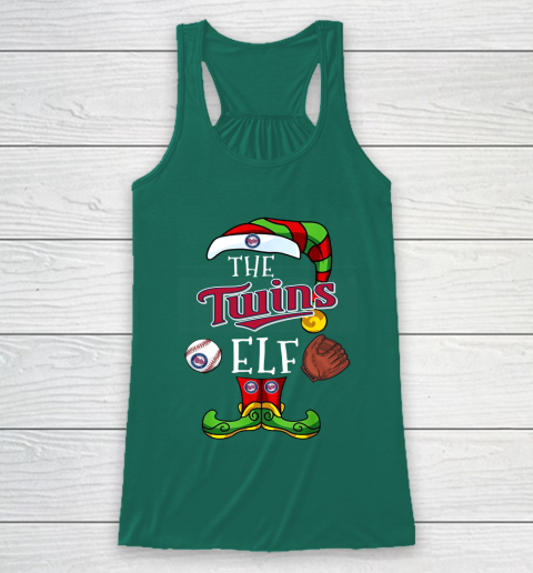 Minnesota Twins Christmas ELF Funny MLB Racerback Tank 5
