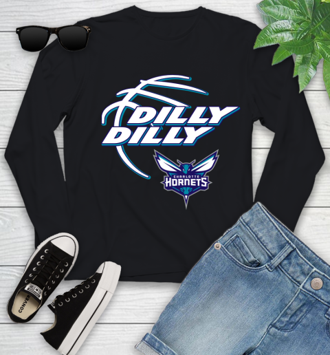 NBA Charlotte Hornets Dilly Dilly Basketball Sports Youth Long Sleeve 2