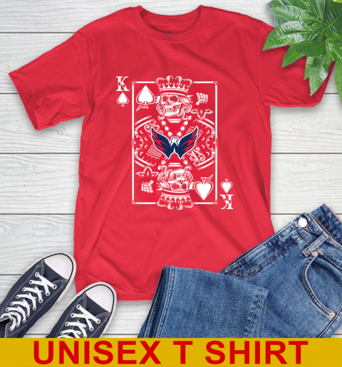 Washington Capitals NHL Hockey The King Of Spades Death Cards Shirt T-Shirt 12