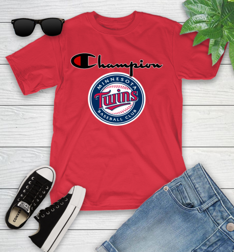 MLB Baseball Minnesota Twins Champion Shirt Youth T-Shirt 8