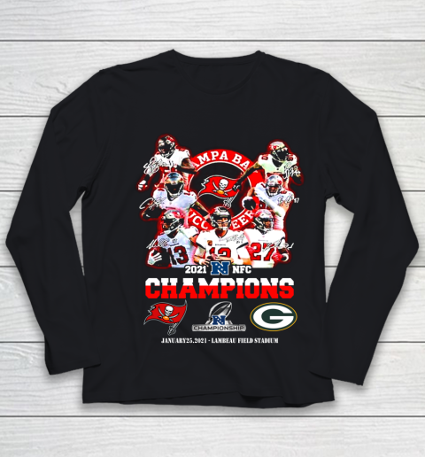 Tampa Bay Buccaneer 2021 NFC Champions Youth Long Sleeve