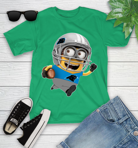 NFL Carolina Panthers Minions Disney Football Sports Youth T-Shirt 6