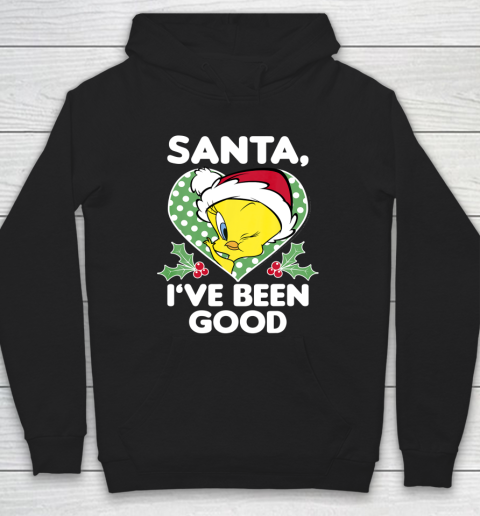 Looney Tunes Christmas Tweety Bird Santa I ve Been Good Hoodie