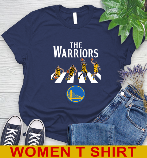 NBA Basketball Golden State Warriors The Beatles Rock Band Shirt Women's T-Shirt 12