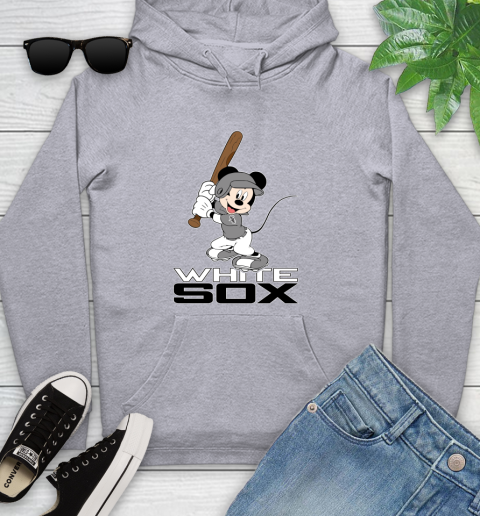 MLB Baseball Chicago White Sox Cheerful Mickey Mouse Shirt Youth Hoodie 6