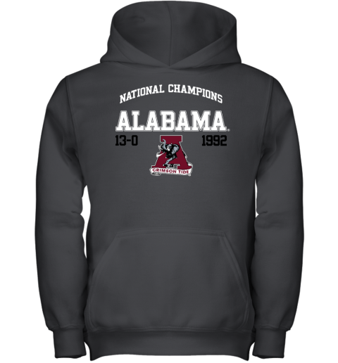 13-0 Alabama Crimson Tide 1992 National Champions Youth Hoodie