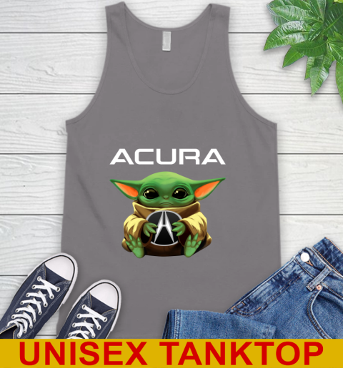Star Wars Baby Yoda Hugs Acura Car Shirt 72