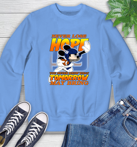 New York Giants NFL Football Mickey Disney Never Lose Hope Sweatshirt 11