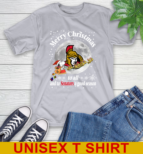 Ottawa Senators Merry Christmas To All And To Senators A Good Season NHL Hockey Sports T-Shirt 5