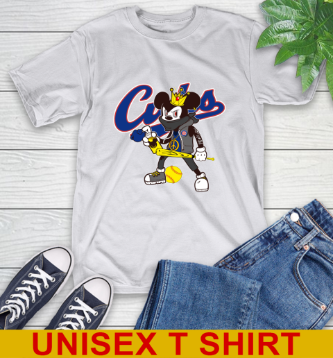 Chicago Cubs MLB Baseball Mickey Peace Sign Sports T-Shirt 12