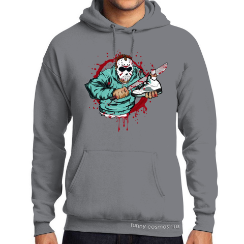 Air Jordan 5 Island Green Matching Sneaker Shirt Jason Voorhees White And Island Green Sneaker Black Tshirt
