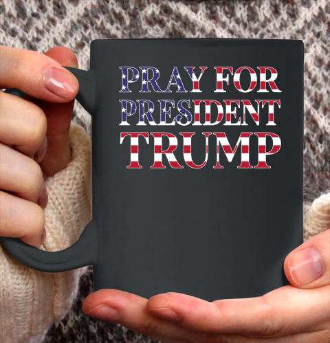 Trump Pray For Trump Peace and Love 2020 Ceramic Mug 11oz