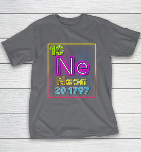 Neon Element Of The Chemistry Periodic Table For Scientists Youth T-Shirt 5