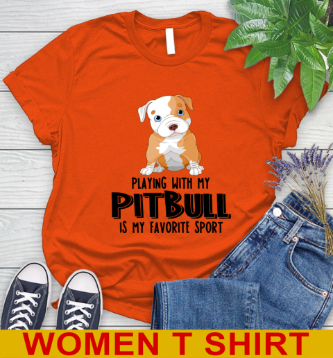 Playing with my pitbull is my favorite sport 74