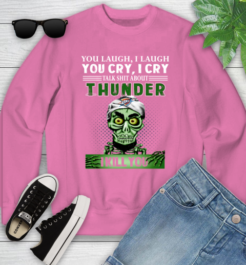 NBA Talk Shit About Oklahoma City Thunder I Kill You Achmed The Dead Terrorist Jeffrey Dunham Basketball Youth Sweatshirt 6