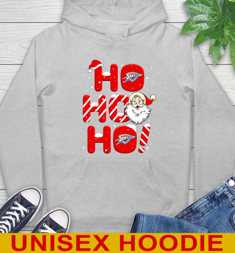Oklahoma City Thunder NBA Basketball Ho Ho Ho Santa Claus Merry Christmas Shirt Hoodie 6