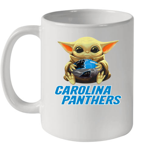 NFL Football Carolina Panthers Baby Yoda Star Wars Shirt Ceramic Mug 11oz