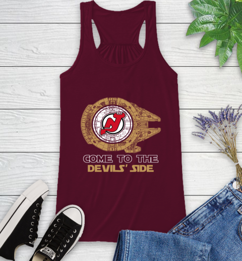 NHL Come To The New Jersey Devils Wars Hockey Sports Racerback Tank 2