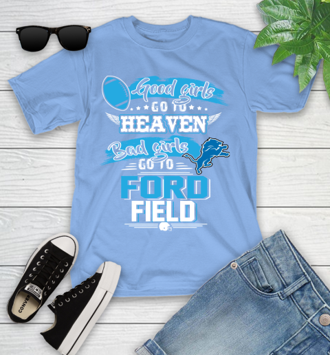 Detroit Lions NFL Bad Girls Go To Ford Field Shirt Youth T-Shirt 15