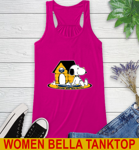 NHL Hockey Buffalo Sabres Snoopy The Peanuts Movie Shirt Racerback Tank 8
