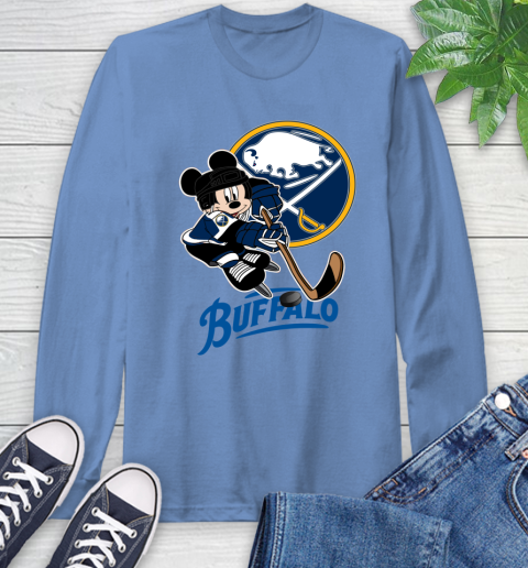 NHL Buffalo Sabres Mickey Mouse Disney Hockey T Shirt Long Sleeve T-Shirt 11