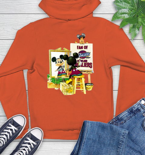 NBA Basketball Cleveland Cavaliers Mickey Drawing Shirt 16