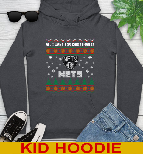 NBA Basketball All I Want For Christmas Is Brooklyn Nets 136