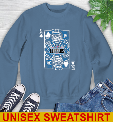 LA Clippers NBA Basketball The King Of Spades Death Cards Shirt Sweatshirt 10