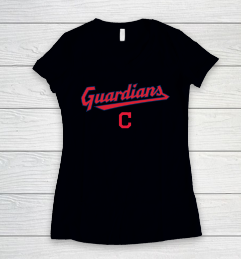 Cleveland Guardians t shirt  Cleveland Indians shirt Women's V-Neck T-Shirt