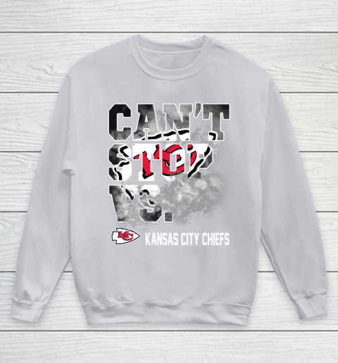 NFL Kansas City Chiefs Can't Stop Vs Youth Sweatshirt 3