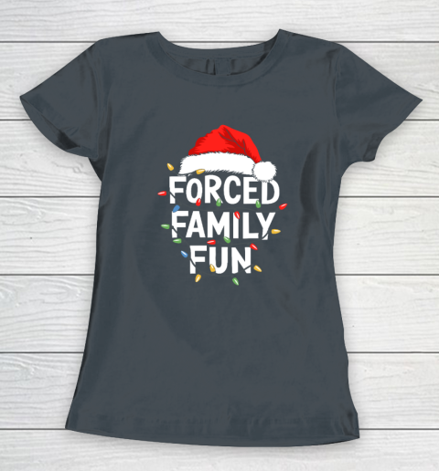 Forced Family Fun Shirt Christmas Pajamas Women's T-Shirt 3