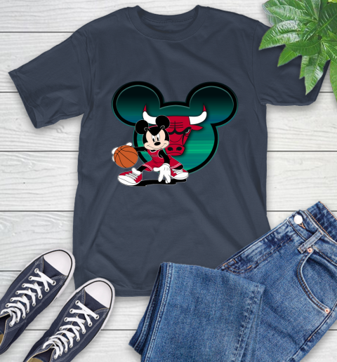 NBA Chicago Bulls Mickey Mouse Disney Basketball T-Shirt 4