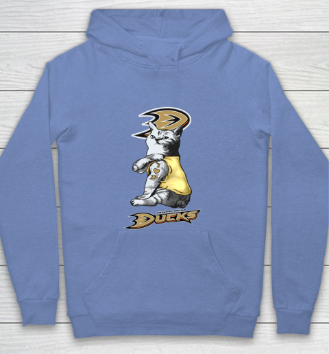 NHL My Cat Loves Anaheim Ducks Hockey Youth Hoodie 8