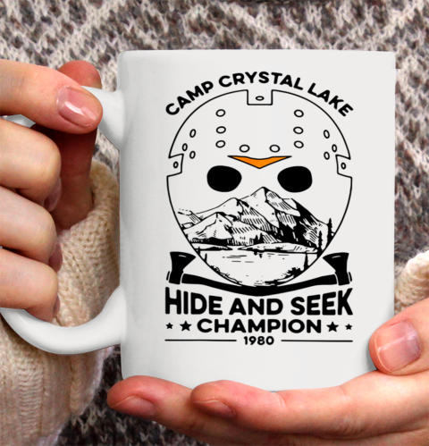 Camp Hide And Seek Champion Crystal Lake 1980 Halloween Ceramic Mug 11oz