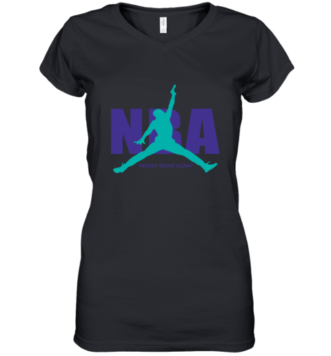 Young Boy NBA Women's V-Neck T-Shirt