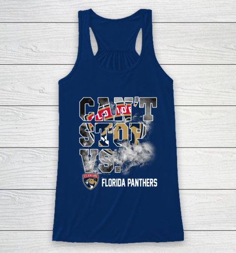 NHL Florida Panthers Hockey Can't Stop Vs Racerback Tank 6