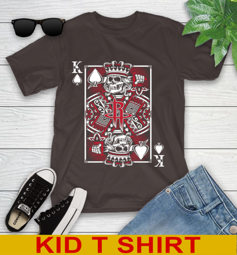 Houston Rockets NBA Basketball The King Of Spades Death Cards Shirt Youth T-Shirt 6