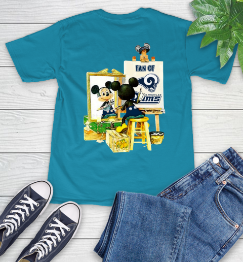 NFL Football Los Angeles Rams Mickey Drawing Shirt 10