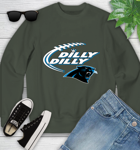 NFL Carolina Panthers Dilly Dilly Football Sports Youth Sweatshirt 10