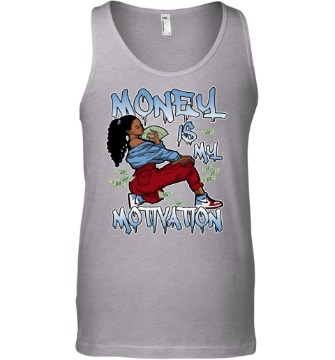 Jordan 1 Fearless Matching Sneaker Tshirt For Woman For Girl Money Is My Motivation White Jordan Shirt