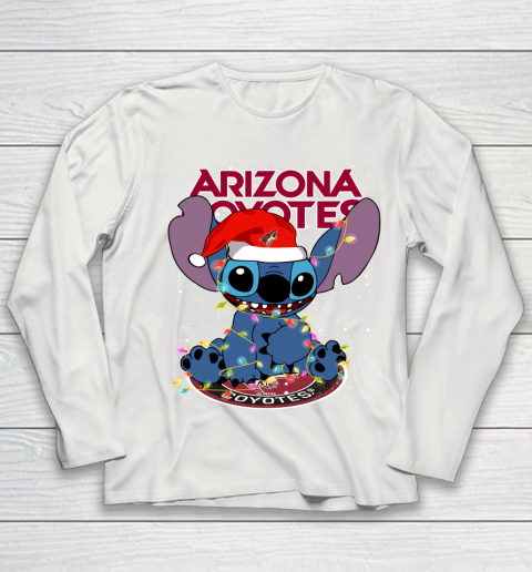 Arizona Coyotes NHL Hockey noel stitch Christmas Youth Long Sleeve 8