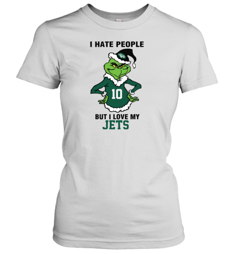 I Hate People But I Love My Jets New York Jets NFL Teams Women's T-Shirt