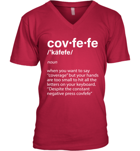 ujk3 covfefe definition coverage donald trump shirts v neck unisex 8 front cherry red