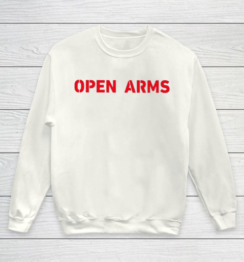 Open Arms Pep Guardiola - Print On Front And Back Youth Sweatshirt