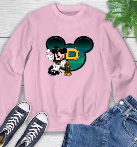 MLB Pittsburgh Pirates The Commissioner's Trophy Mickey Mouse Disney Sweatshirt 9