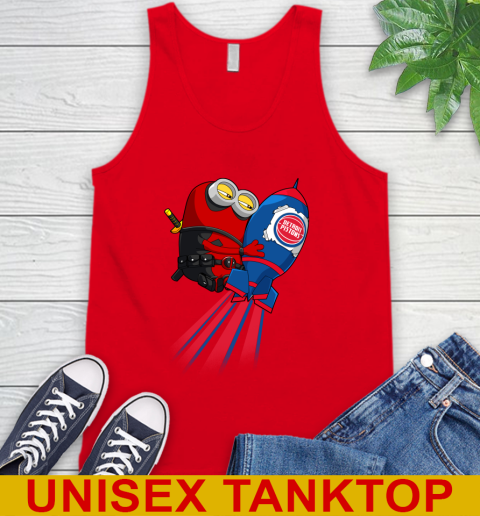 NBA Basketball Detroit Pistons Deadpool Minion Marvel Shirt Tank Top 6 NBA Basketball Detroit Pistons Deadpool Minion Marvel Shirt Tank Top - Image 6