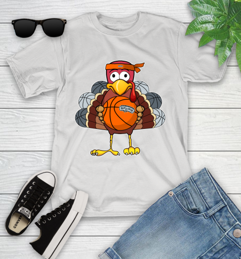 San Antonio Spurs Turkey thanksgiving day Youth T-Shirt