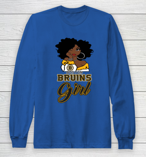 Boston Bruins Girl NHL Long Sleeve T-Shirt 9